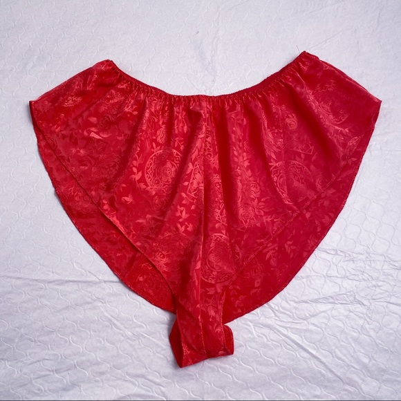 Victoria’s Secret vintage coral satin flutter panty L - Picture 8 of 9